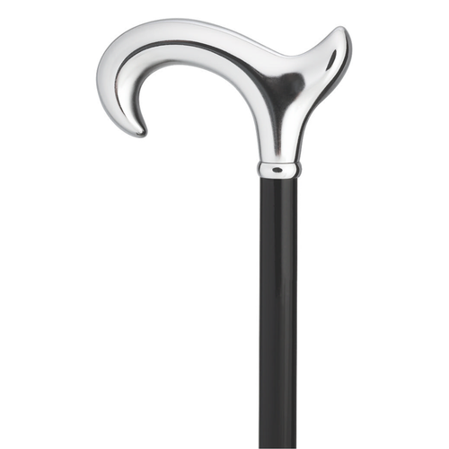 Anatomical Chrome Derby Cane- Left and Right Hand