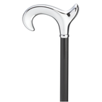 Anatomical Chrome Derby Cane- Left and Right Hand