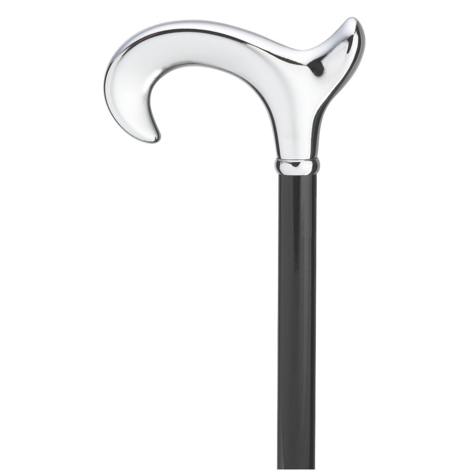 Anatomical Chrome Derby Cane- Left and Right Hand