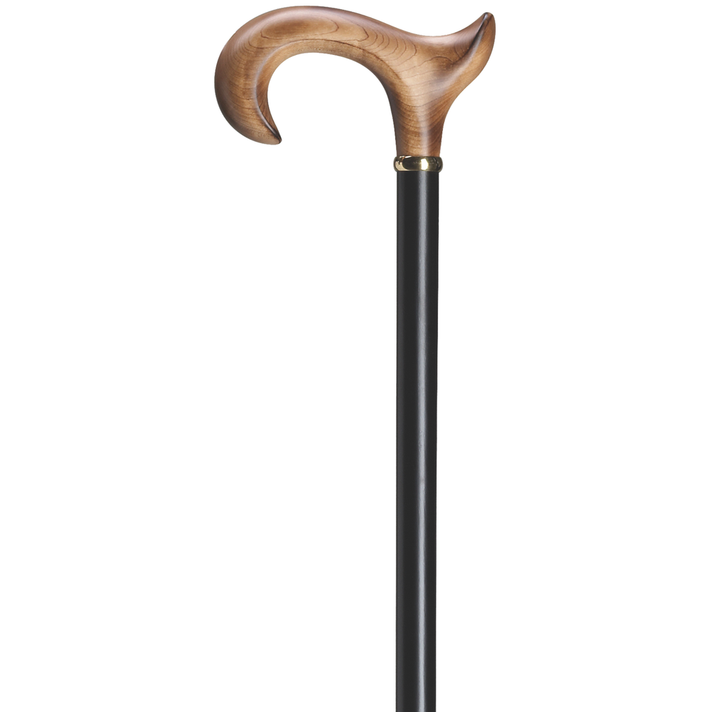 Anatomical Derby Cane-Scorched Maple
