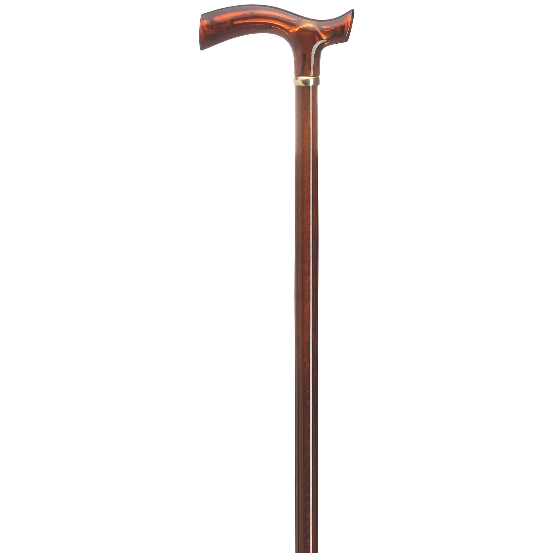 Amber Acrylic Fritz Walking Cane