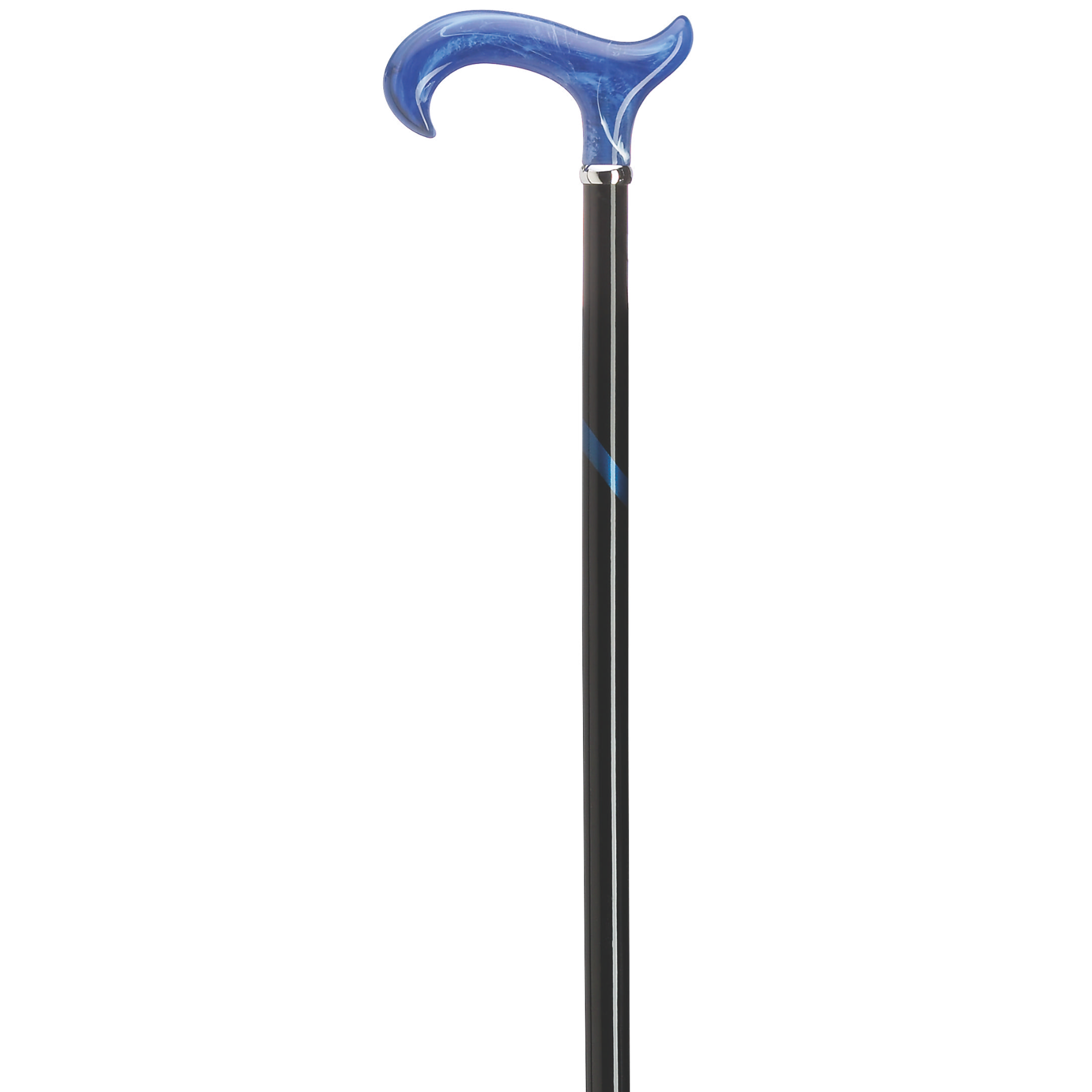  Titanic Blue Acrylic Derby Cane 