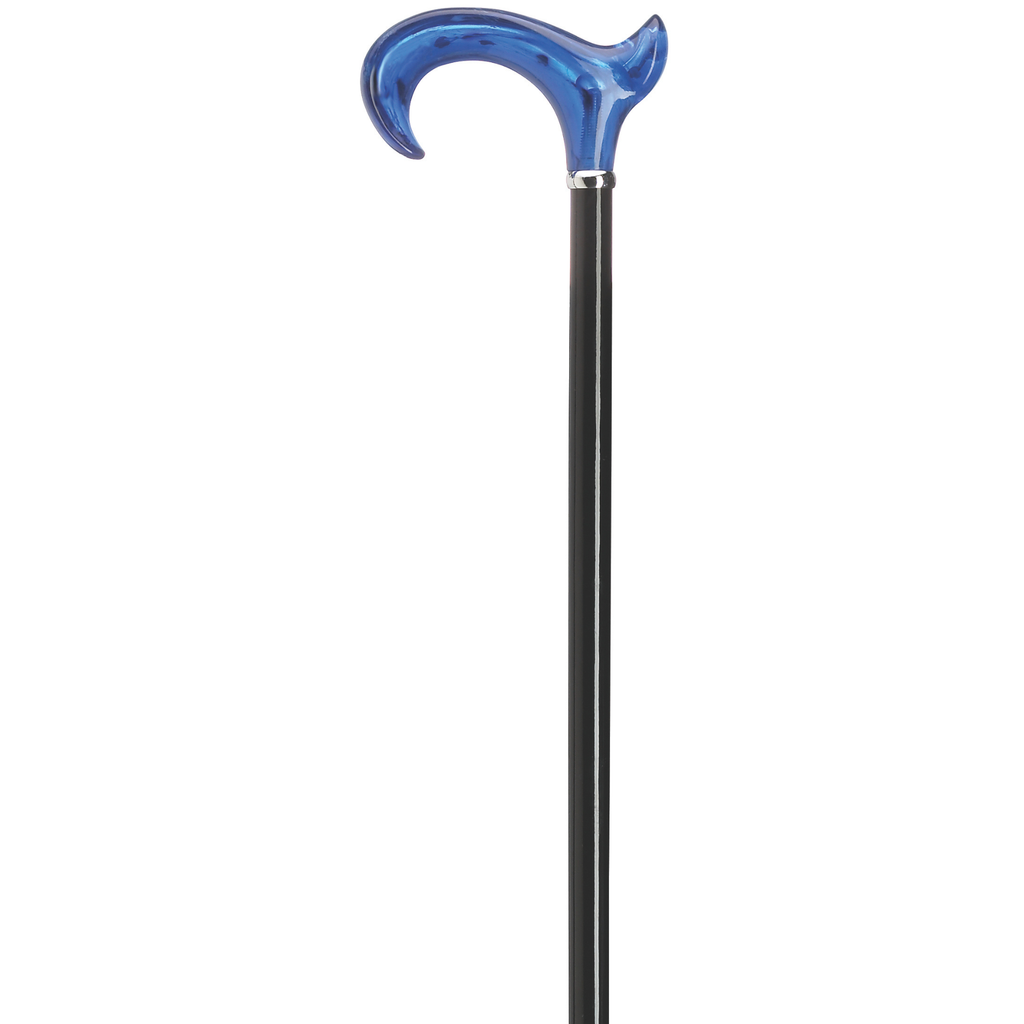 Titanic Blue Derby Handle Walking Cane
