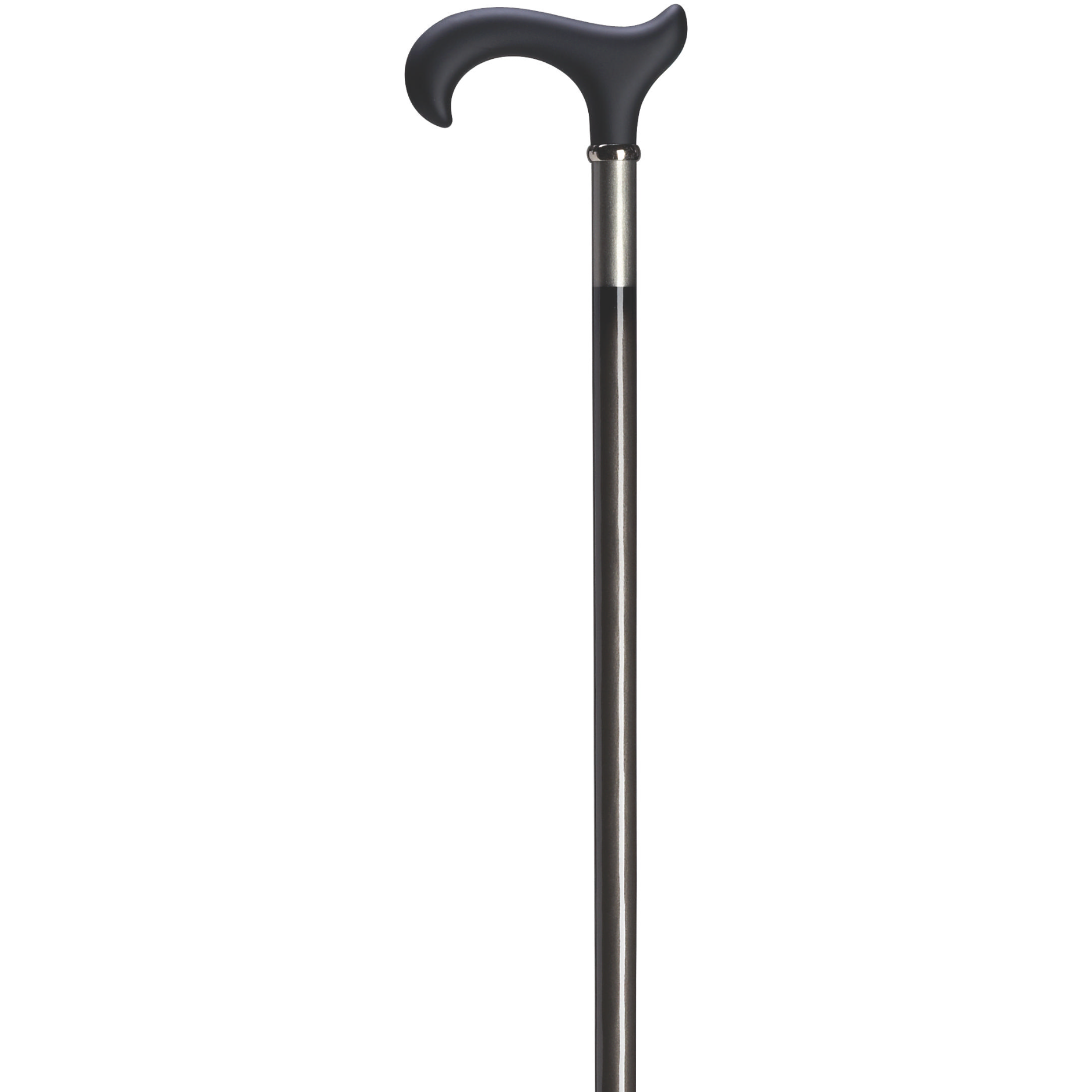 Ergonomic Soft Touch Derby Cane-Black