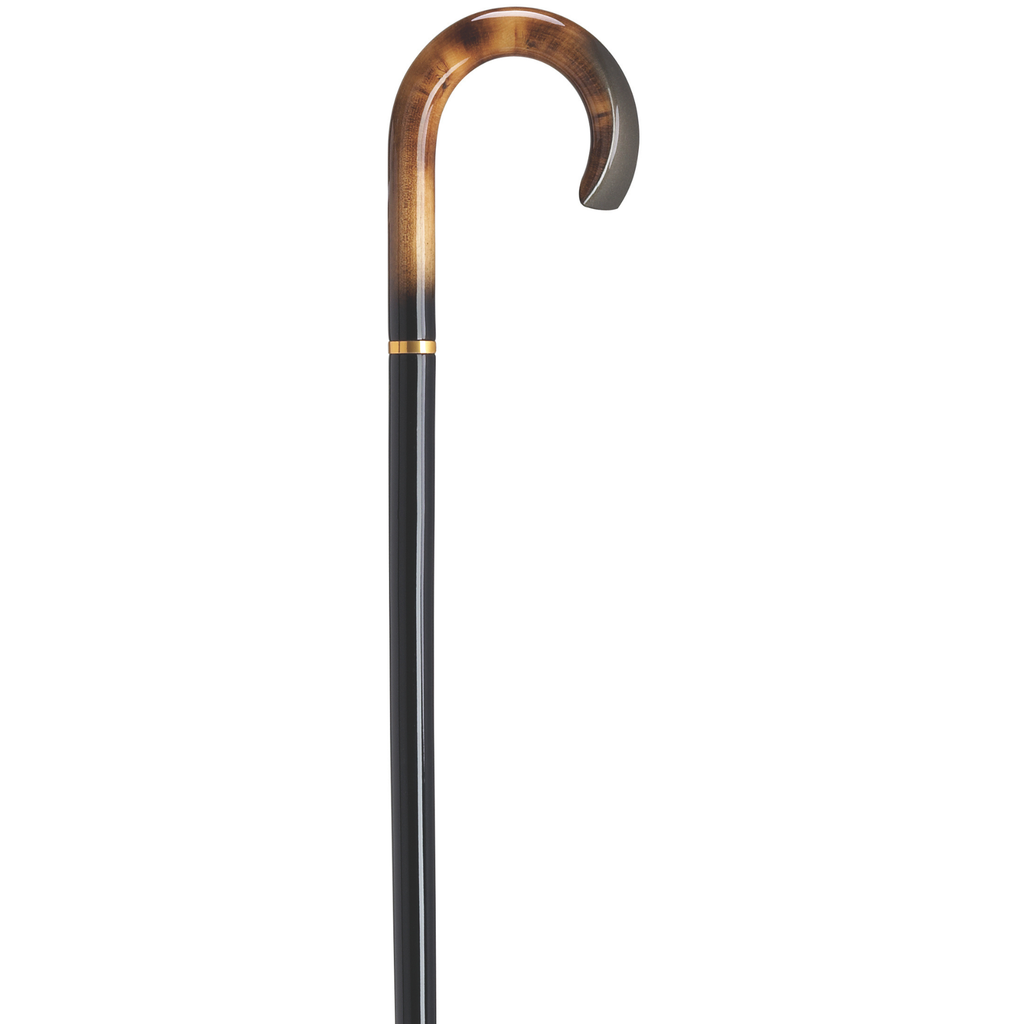 Maple Designer Tourist Walking Cane - Glossy Metallic Gradient Finish