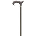 Ladies Aluminum Soft Touch Walking Cane-Brown