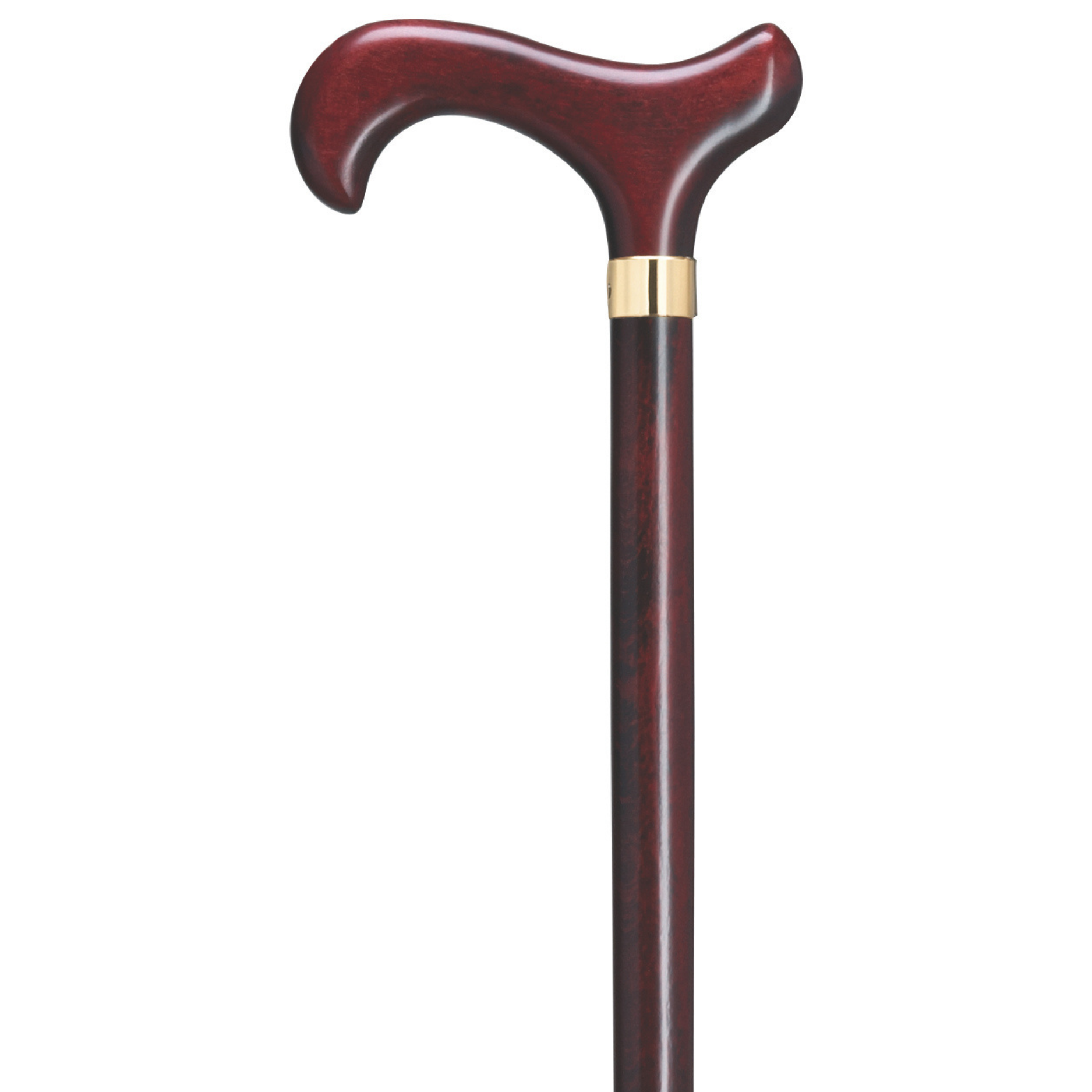Burgundy Derby Walking Cane