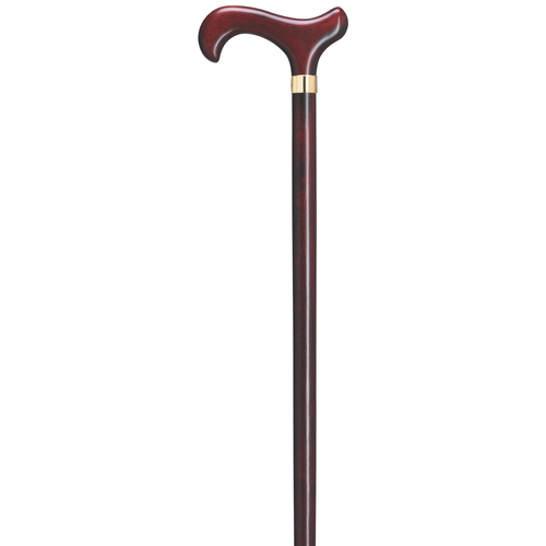 Burgundy Derby Walking Cane