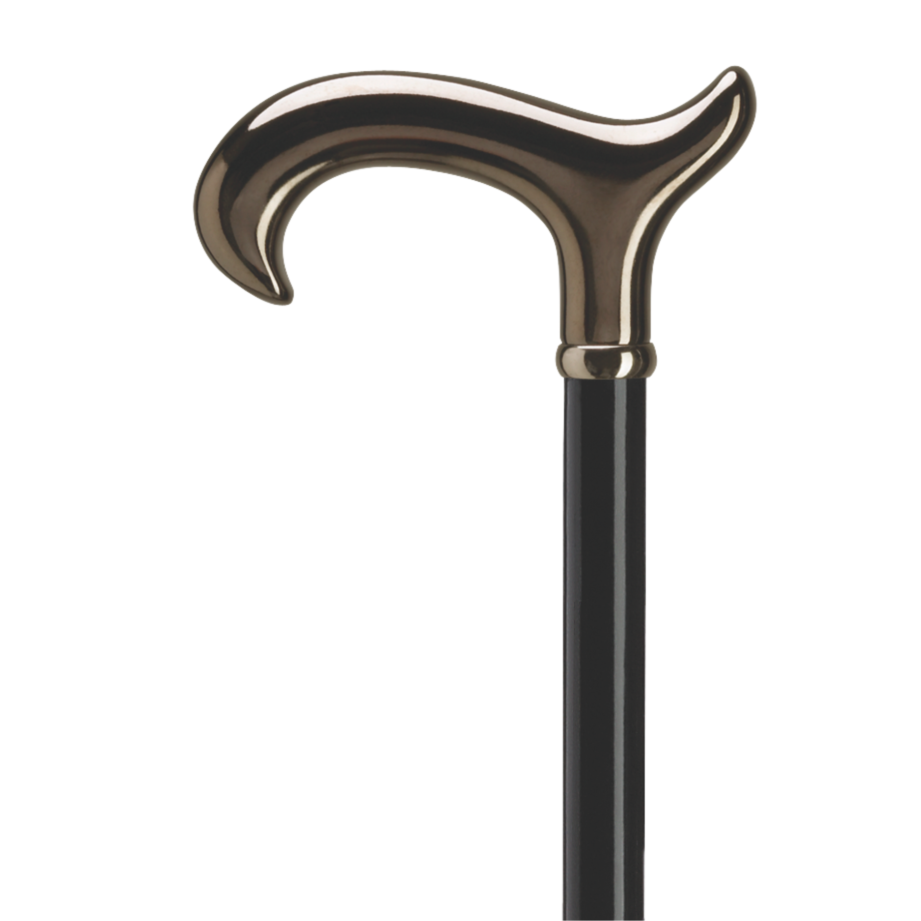 Black Chrome Derby Cane