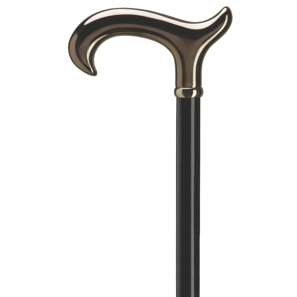 Black Chrome Derby Cane