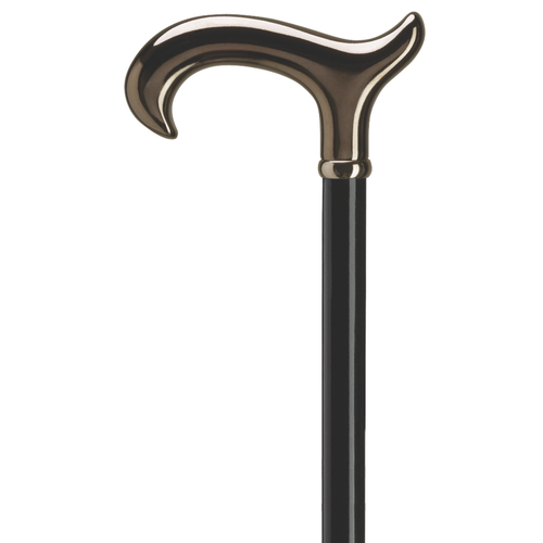 Black Chrome Derby Cane