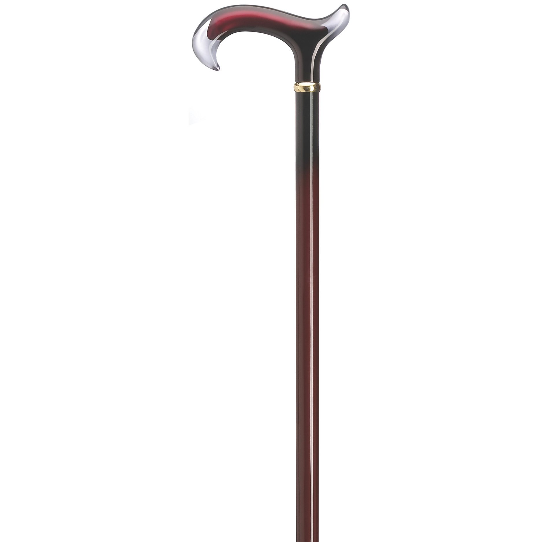 Burgundy Acrylic Derby Cane
