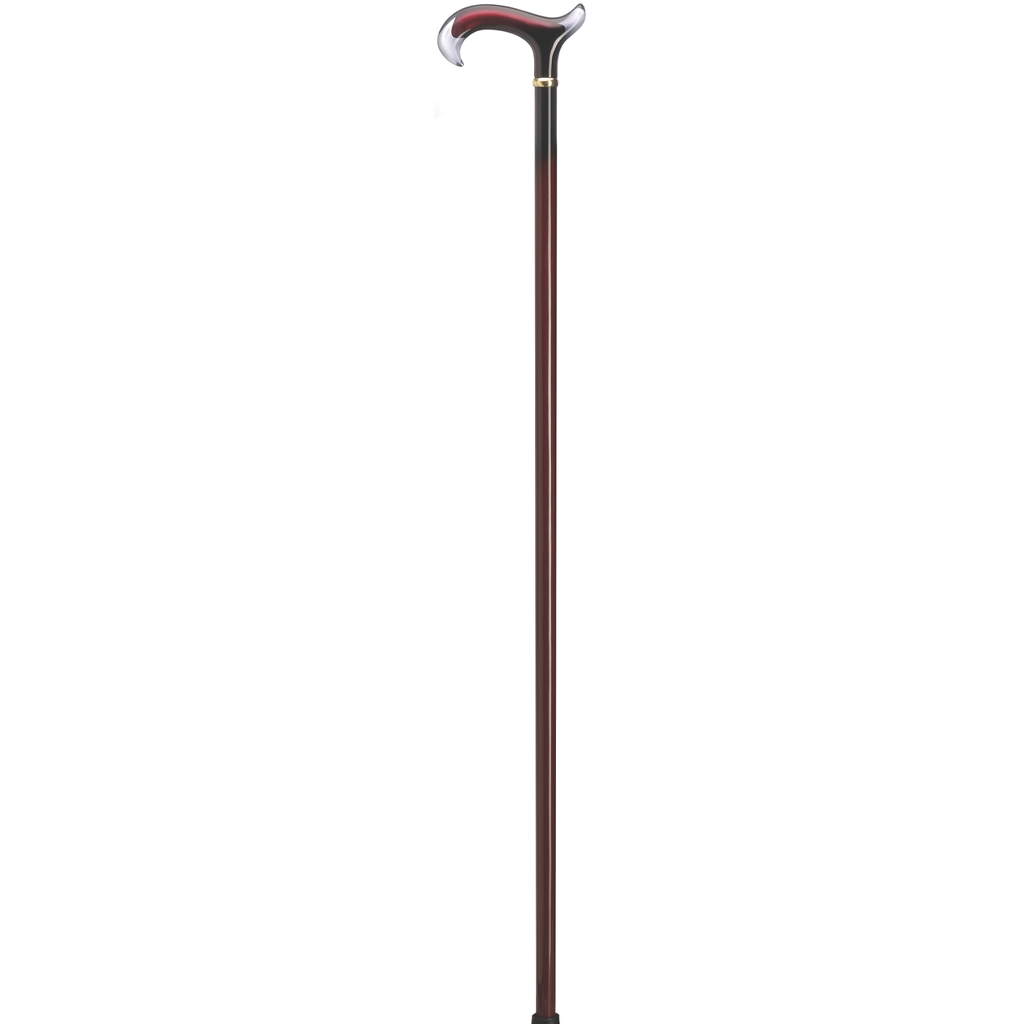 Burgundy Acrylic Derby Cane