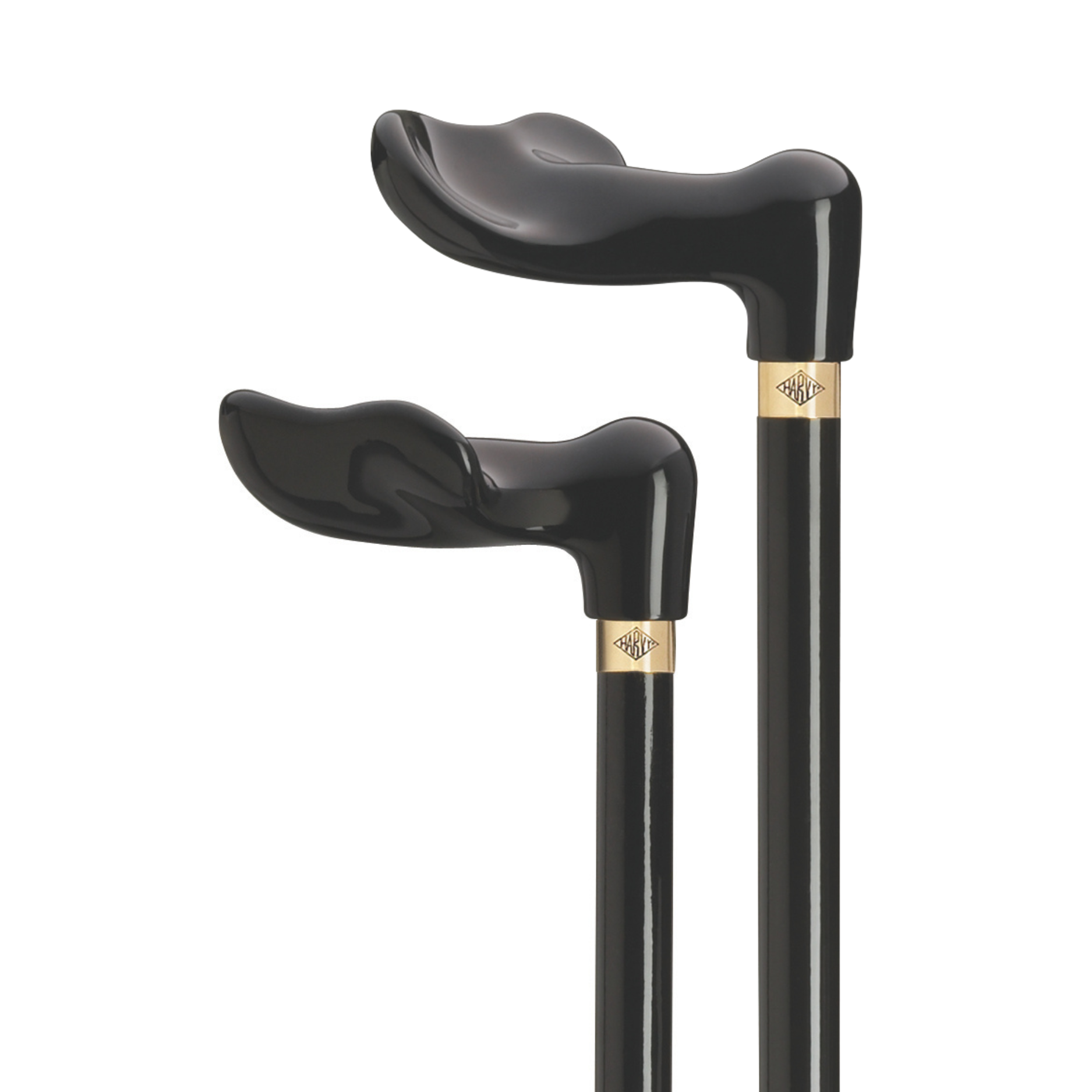Black Palm Grip Walking Cane