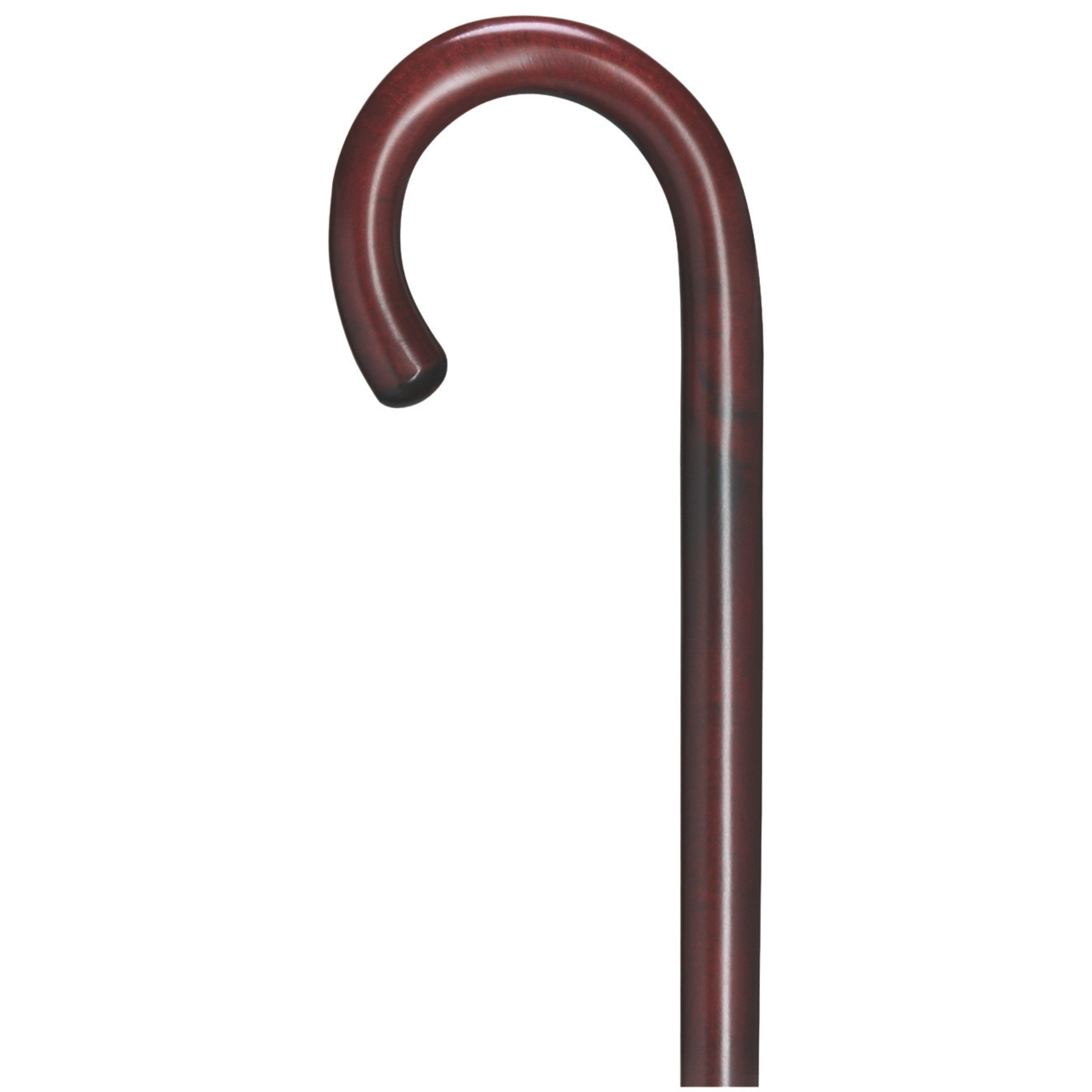 Fashion Color Tourist Cane - Burgundy