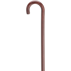 Mahogany Round Nose Crook Cane