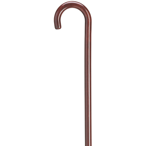 1" Round Nose Laminated Tourist Cane - Mahogany