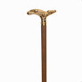 Elegant Alligator Brass Derby Cane - Stability and Support