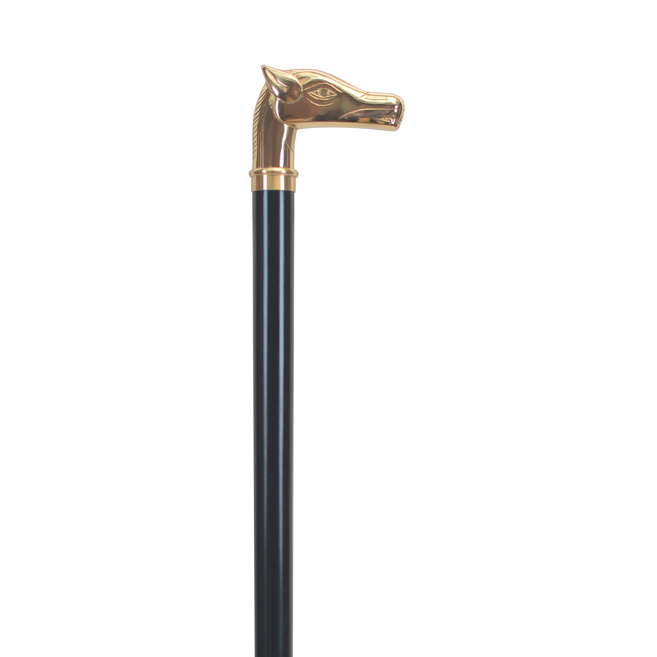 Harvy Brass Horse Walking Cane