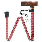 Scallop Design Folding Cane