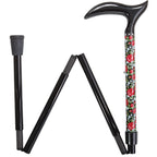 Rose Garden Folding Carbon Cane
