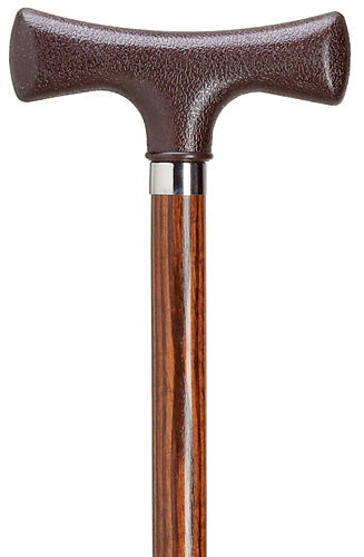 T-Shape Handle For Walking Stick | Enhanced Grip, Hammer & Glass Breaker For Self-Defense, Tactical Hiking