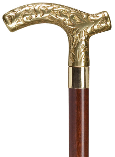 brass handle walking cane – Houseofcanes